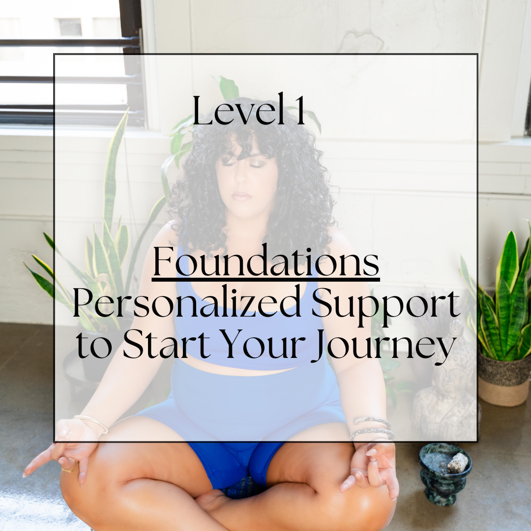 Level 1: Foundations – Personalized Support to Start Your Journey